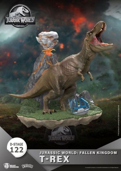 Jurassic World: Fallen Kingdom D-Stage T-Rex PVC-diorama (13 cm) Voorbestelling