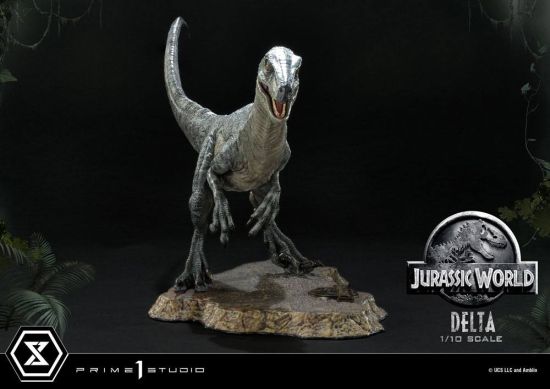 Jurassic World: Fallen Kingdom: Estatua coleccionable de Delta Prime 1/10 (17 cm) Reserva