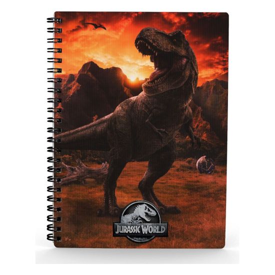 Jurassic World: Into The Wild Cuaderno con efecto 3D