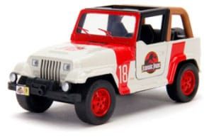 Jurassic World : Jeep Wrangler 1/32 modèle moulé sous pression