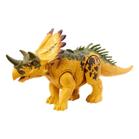 Reserva de figura de acción de Jurassic World: Wild Roar Regaliceratops Dino Trackers