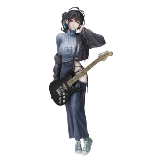 Juroku: Meimei Guitar Illustration PVC Statue Backless Dress (26cm) Preorder