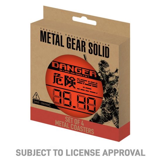 Metal Gear Solid: Limited Edition Metal Coaster Set