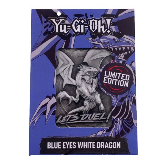 Yu-Gi-Oh!: Blue Eyes White Dragon metalen kaart in beperkte oplage