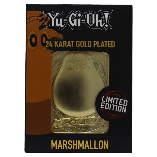 Yu-Gi-Oh!: Marshmallon Edición limitada Tarjeta de metal chapada en oro de 24 quilates Reserva