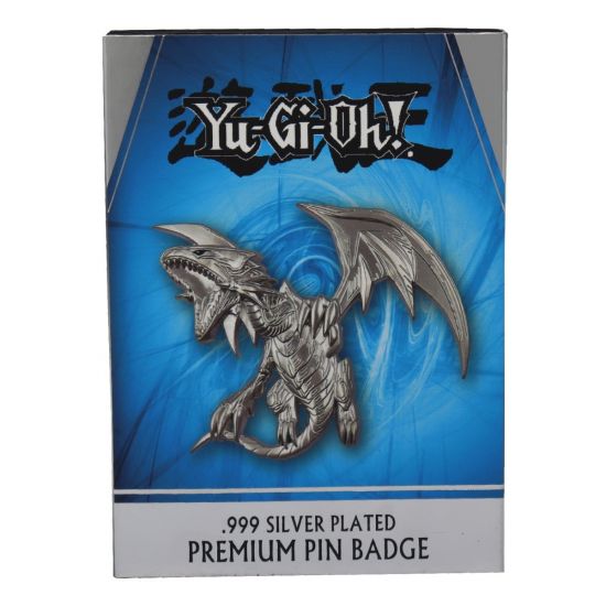 Yu-Gi-Oh!: .999 Silver Plated Limited Edition Blue Eyes White Dragon XL Premium Pin Badge