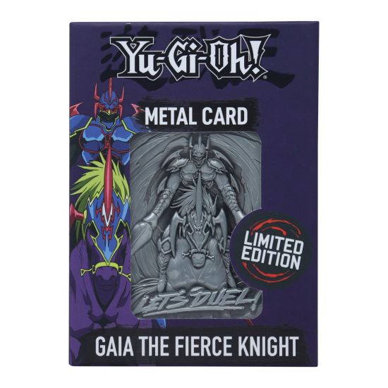 Yu Gi Oh!: Gaia The Fierce Knight Reserva de tarjeta de metal de edición limitada