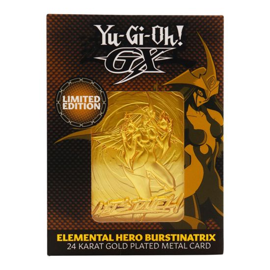 Yu-Gi-Oh!: Elemental Hero Burstinatrix 24k Gold Plated Ingot