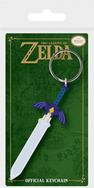 Legend of Zelda: Master Sword Rubber Keychain (6cm)