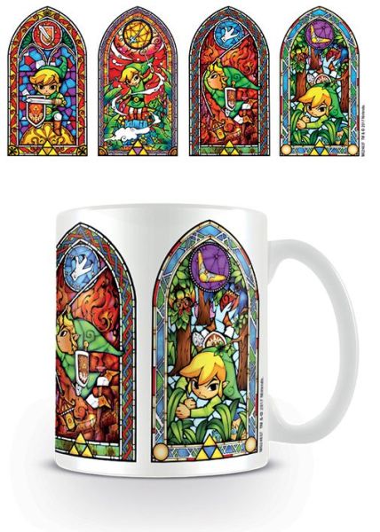 Legende van Zelda: Glas-in-lood mok