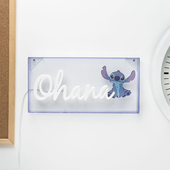 Lilo & Stitch: Ohana LED Neon Light Preorder