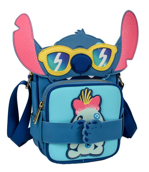 Loungefly Lilo and Stitch: Beach Day Crossbuddy Bag