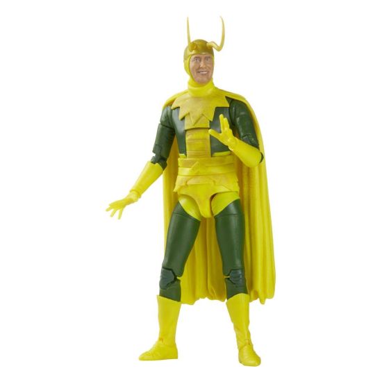 Loki: Figura de acción clásica de Loki Marvel Legends Khonshu BAF (15 cm) Reserva