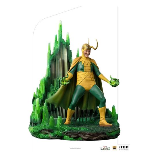 Loki: Estatua clásica de escala artística de lujo con variante de Loki 1/10 (25 cm)