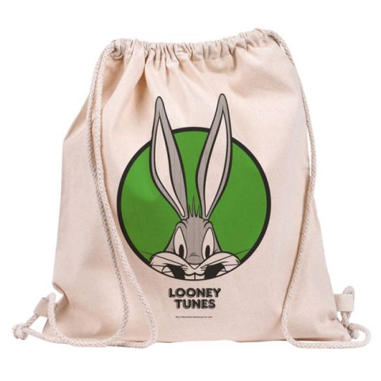 Looney Tunes: Bugs Bunny Öko-Tasche aus Canvas mit Kordelzug