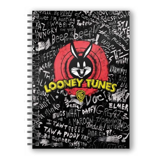 Looney Tunes: Bugs Bunny Notebook with 3D-Effect Face Preorder