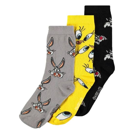 Looney Tunes: Three Icons-sokken, 3-pack (39-42) Pre-order
