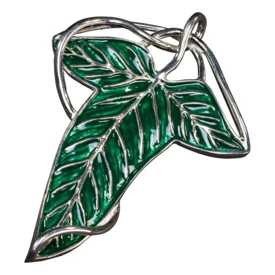 Lord of the Rings: Elven Leaf Brooch & Chain Replica 1/1 (Sterling Silver) Preorder
