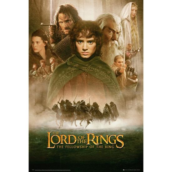 Lord of the Rings: Fellowship Of The Ring-poster (91.5 x 61 cm) vooraf besteld