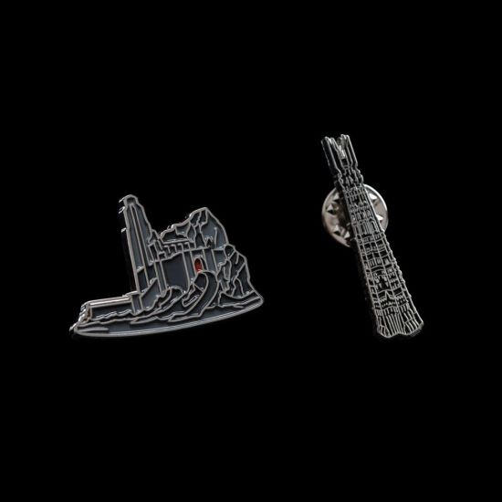 Lord of the Rings: Helm's Deep & Orthanc Collectors Pins 2-pack pre-order