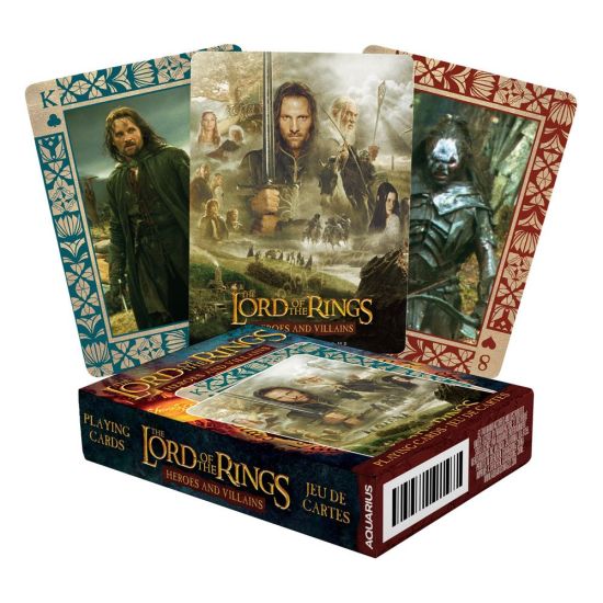 Lord of the Rings: Heroes and Villains Playing Cards Preorder