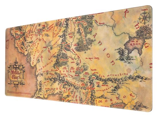 Lord Of The Rings: Kaart van Middle-Earth XL muismat vooraf bestellen