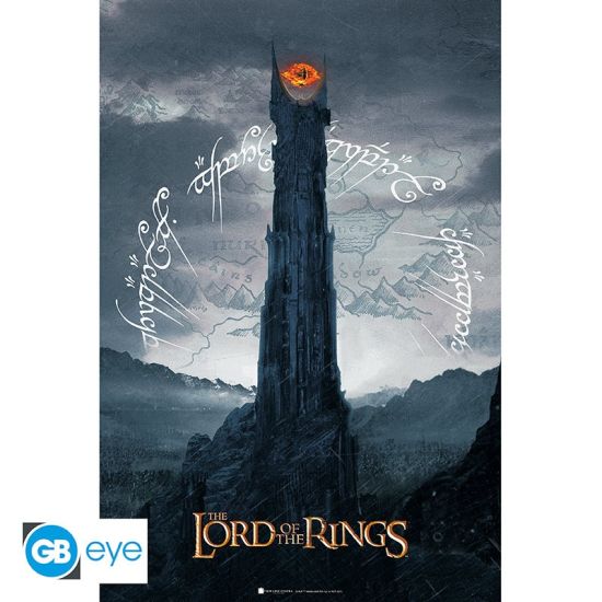 Seigneur des Anneaux : Affiche tour Sauron (91.5x61cm) Précommande