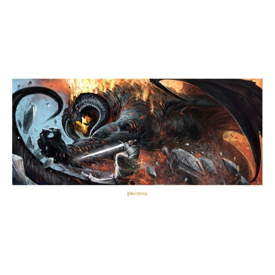 Lord of the Rings: The Battle of the Peak Art Print (59x30cm) Preorder
