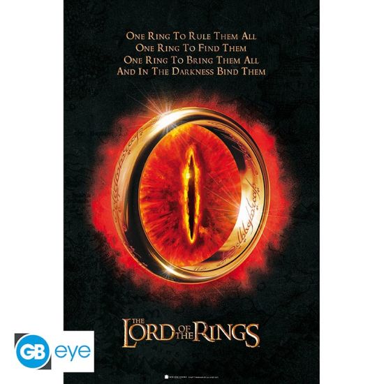 Lord of the Rings: The One Ring-poster (91.5 x 61 cm) Voorbestelling