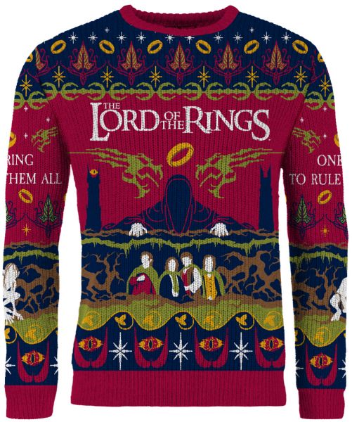 Lord Of The Rings: One Sweater To Rule Them All Christmas Jumper