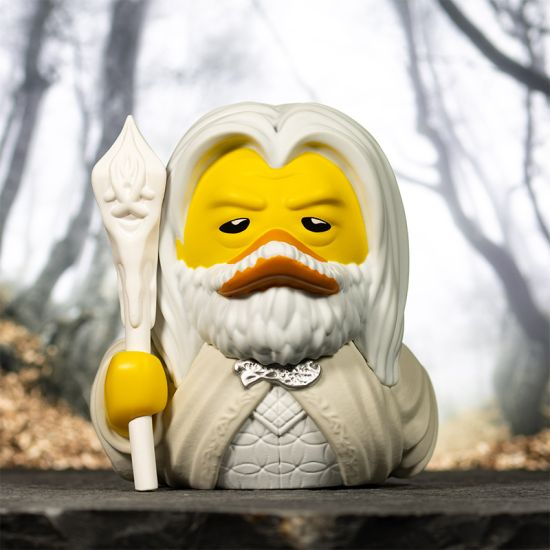 Le Seigneur des Anneaux : Gandalf le canard en caoutchouc blanc Tubbz à collectionner (édition en boîte) Précommande