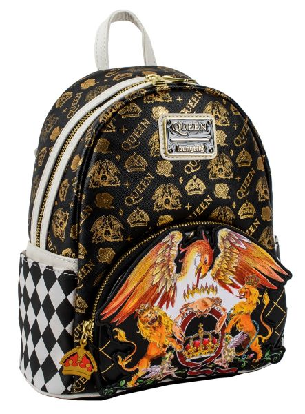 Loungefly: Queen Logo Crest Mini Backpack