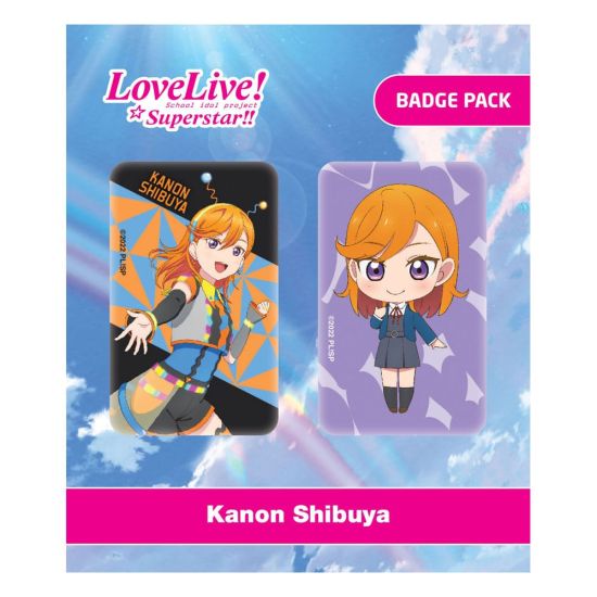 Love Live!: Kanon Shibuya Pin Badges 2-Pack Preorder