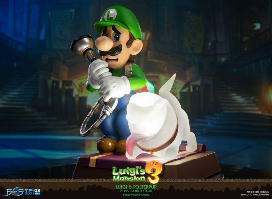 Luigi's Mansion 3: Luigi & Polterpup PVC Statue Collector's Edition (23cm)