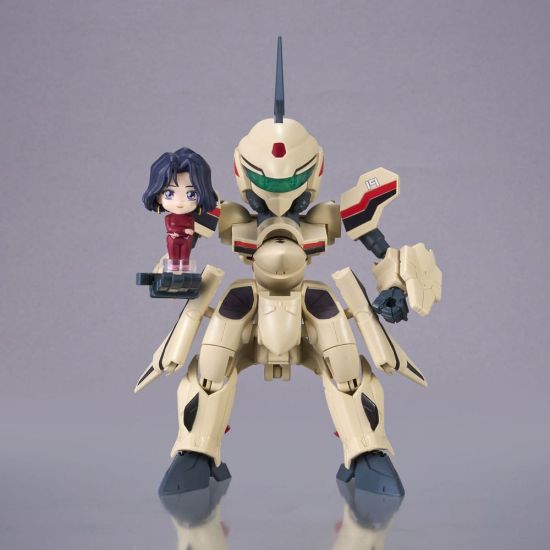 Macross Plus: YF-19 (Isamu Alva Dyson Use) Tiny Session Vehicle mit Action Figure with Myung Fang Love (11cm)