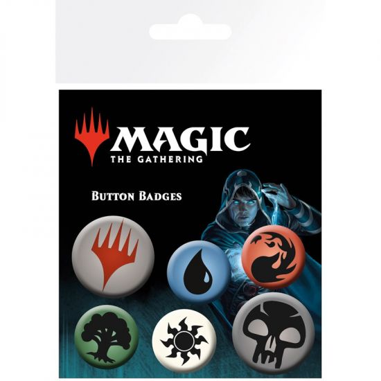 Magic the Gathering : Précommande du pack de badges de symboles de mana