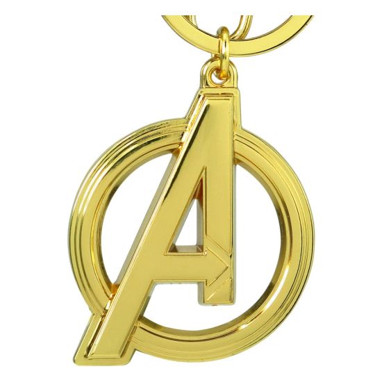 Marvel: Avengers Classic A Logo Metal Keychain (Gold Colored) Preorder
