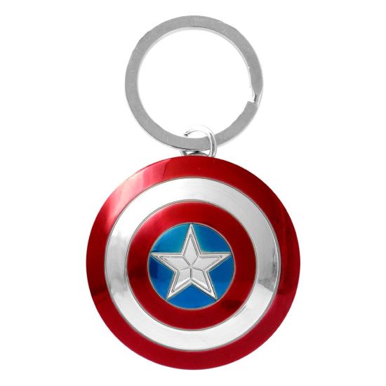 Marvel: Captain America Shield Metal Keychain Preorder