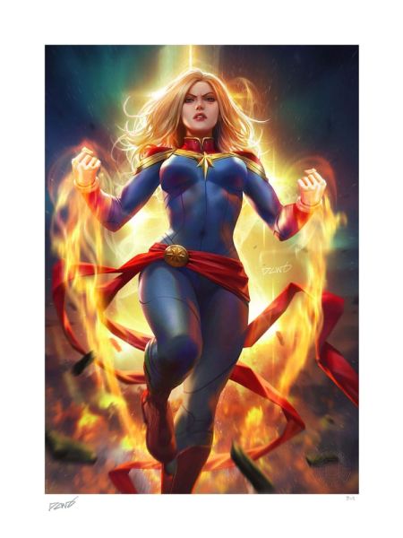 Marvel: Captain Marvel Art Print (46cm x 61cm) - unframed