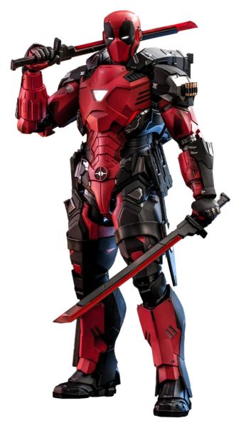 Marvel Comic Masterpiece: Figura de acción 1/6 de Deadpool blindado (33 cm) Reserva