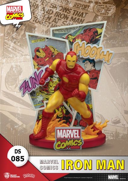 Marvel Comics: Diorama de PVC Iron Man D-Stage (16 cm) Reserva