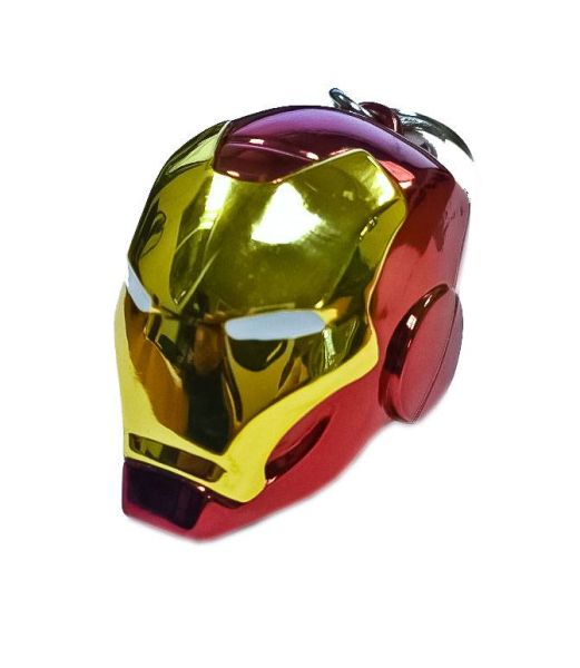 Marvel Comics: Llavero de metal con casco de Iron Man Reserva