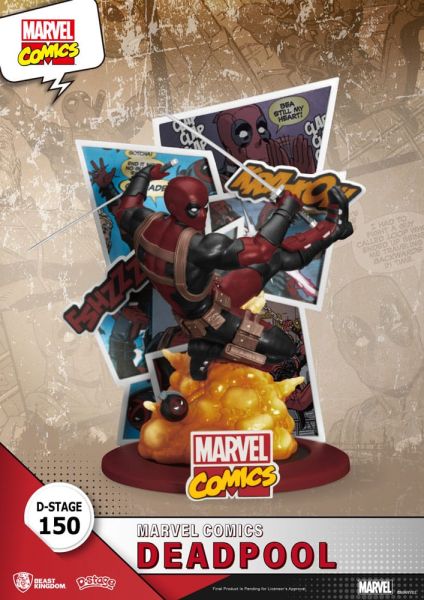 Marvel : Diorama PVC Deadpool D-Stage (16 cm) Précommande