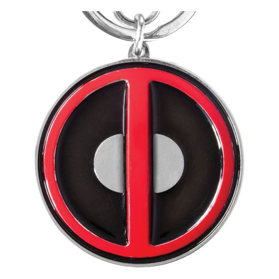 Marvel: Deadpool-logo metalen sleutelhanger vooraf bestellen
