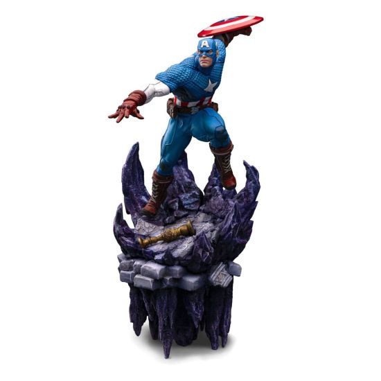 Marvel Deluxe: Captain America 1/10 BDS Art Scale-standbeeld (34 cm) Pre-order