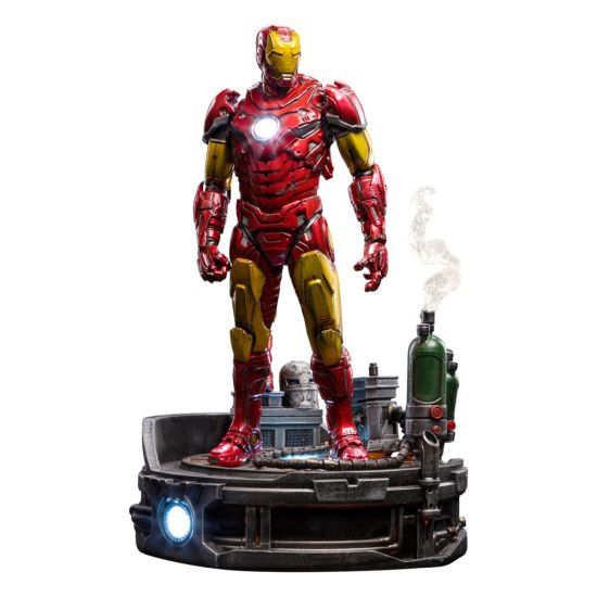 Marvel: Iron Man Unleashed Deluxe Art Scale-standbeeld 1/10 (23 cm) Pre-order