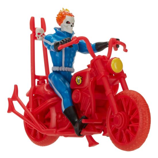 Marvel Legends Retro Collection : Figurine d'action Ghost Rider avec véhicule (10 cm) Précommande