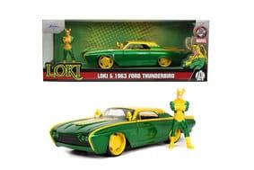 Marvel: modelo fundido a presión Loki Ford Thunderbird 1/24
