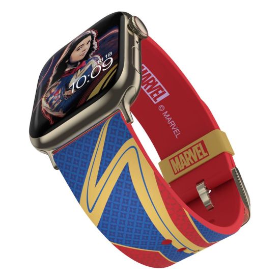 Marvel: Reserva de reloj inteligente y pulsera Mrs. Marvel