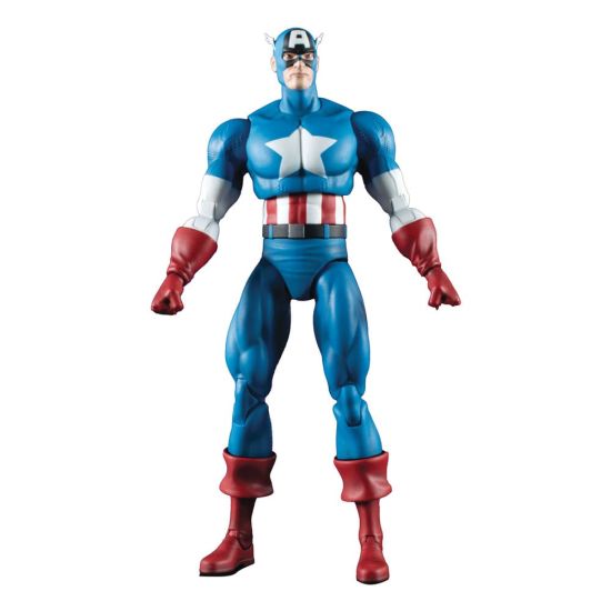 Marvel Select: Figura de acción clásica del Capitán América (18 cm) Reserva